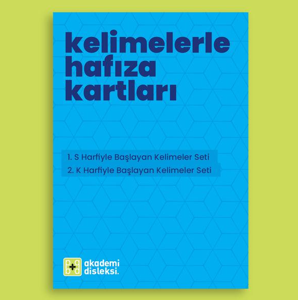 Kelimelerle Hafıza Kartları (13 syf oluşmaktadır)